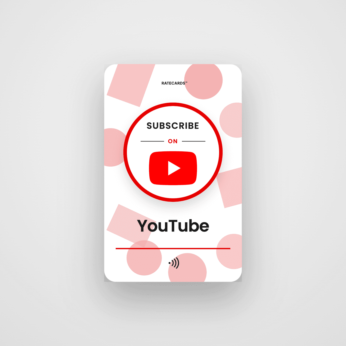 YouTube Subscriber Card