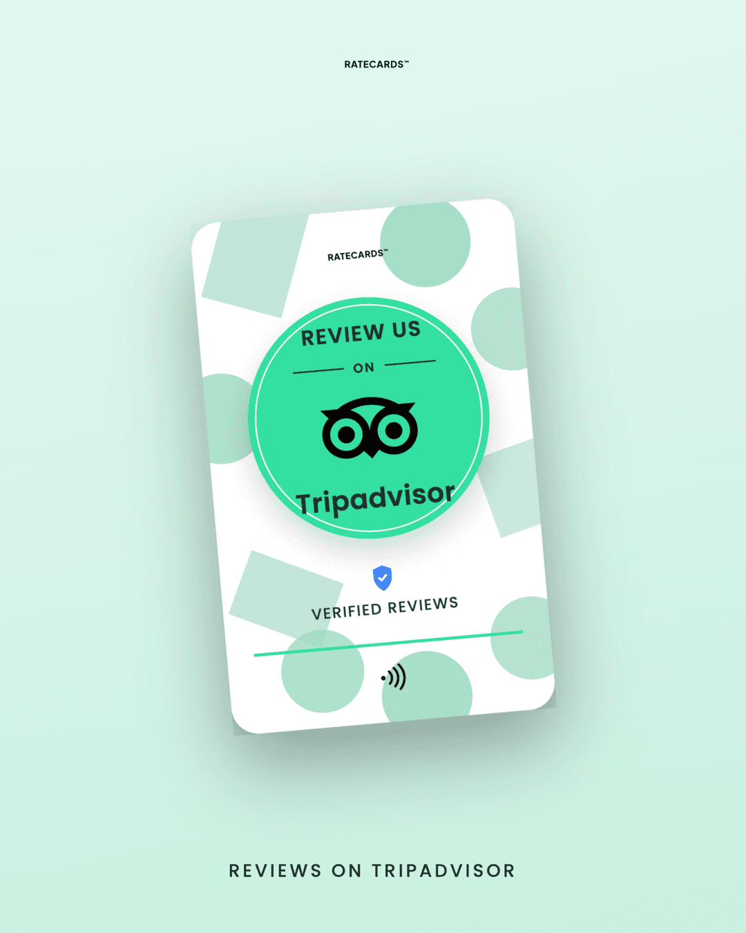 Reviews on Tripadvisor — NFC review card